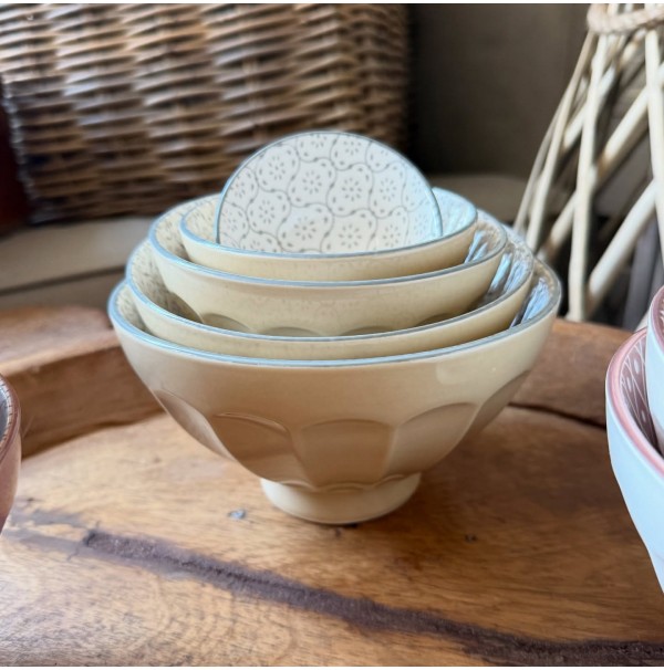Set porcelánových misiek Vanilla
