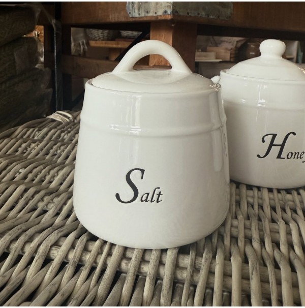 Keramická dóza na soľ Salt 400 ml