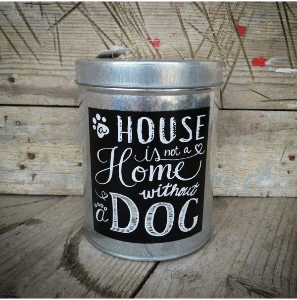 Dóza na maškrty House is not a Home without a Dog
